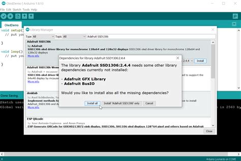 how to install adafruit library.